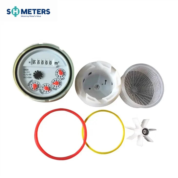DN15mm Multi Jet Plastic Water Meter Mechanism Part DN15mm Multi Jet Plastic Water Meter Mechanism Part