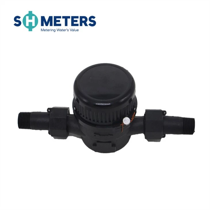 Dry Dial Plastic 1/2 Inch Size Domestic Single Jet Water Meter