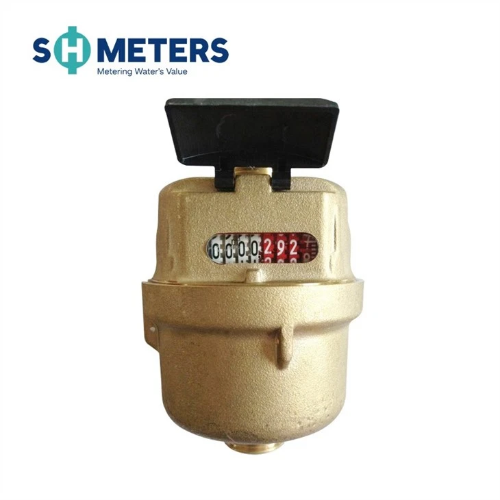 R160/R200 Piston Volumetric Brass Water Meter Class C