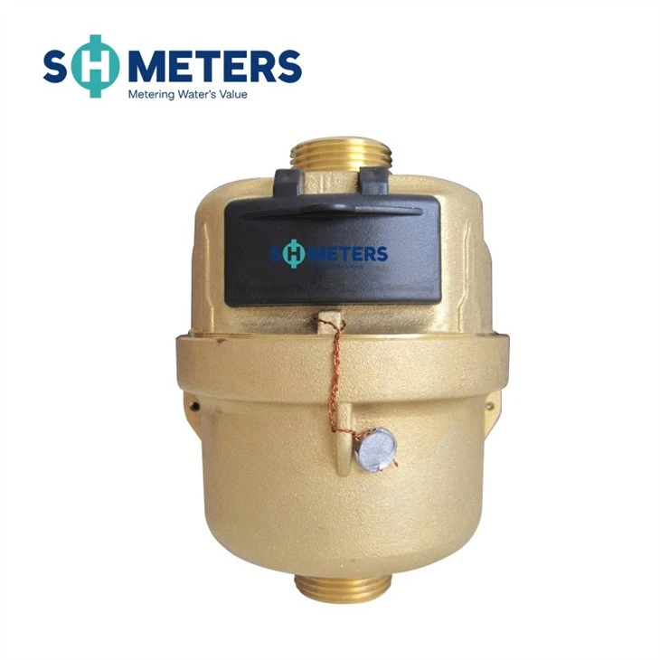 R160/R200 Piston Volumetric Brass Water Meter Class C