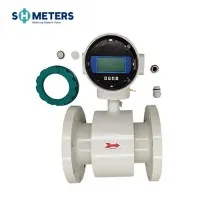 Karstā aukstā elektromagnētiskais plūsmas mērītājs Magnētiskais plūsmas mērītājs